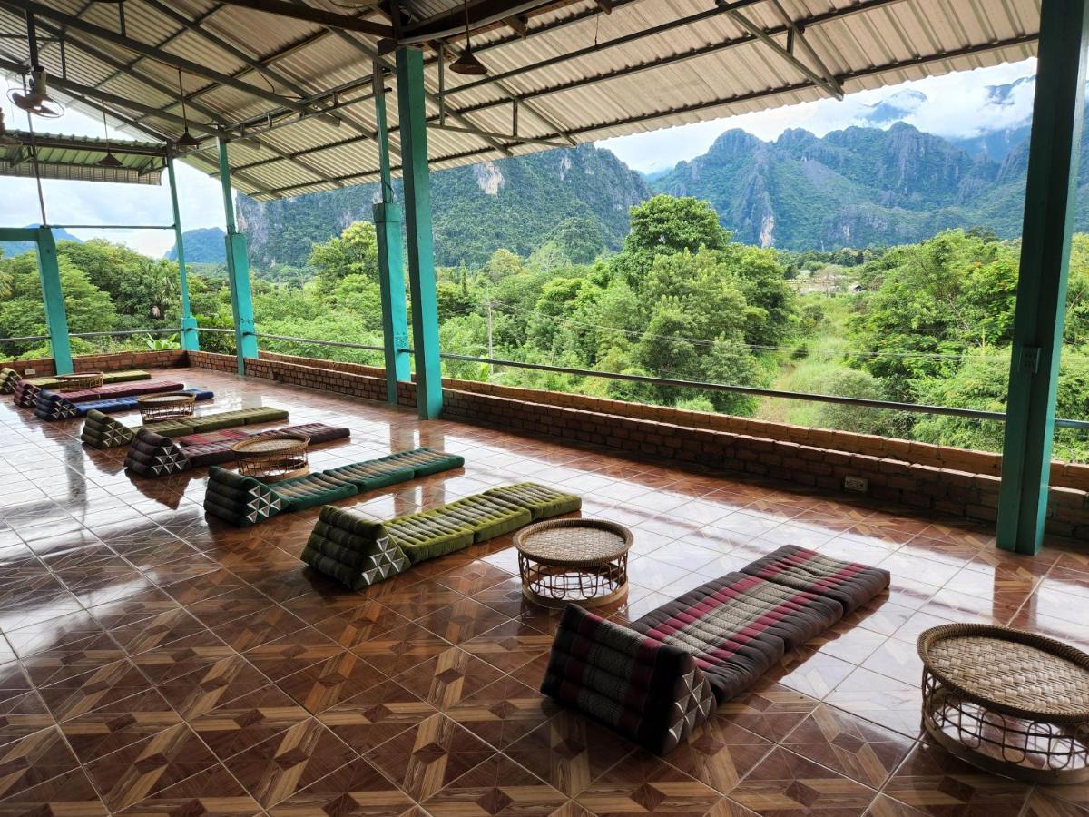 Blue Guesthouse Vang Vieng Exterior foto