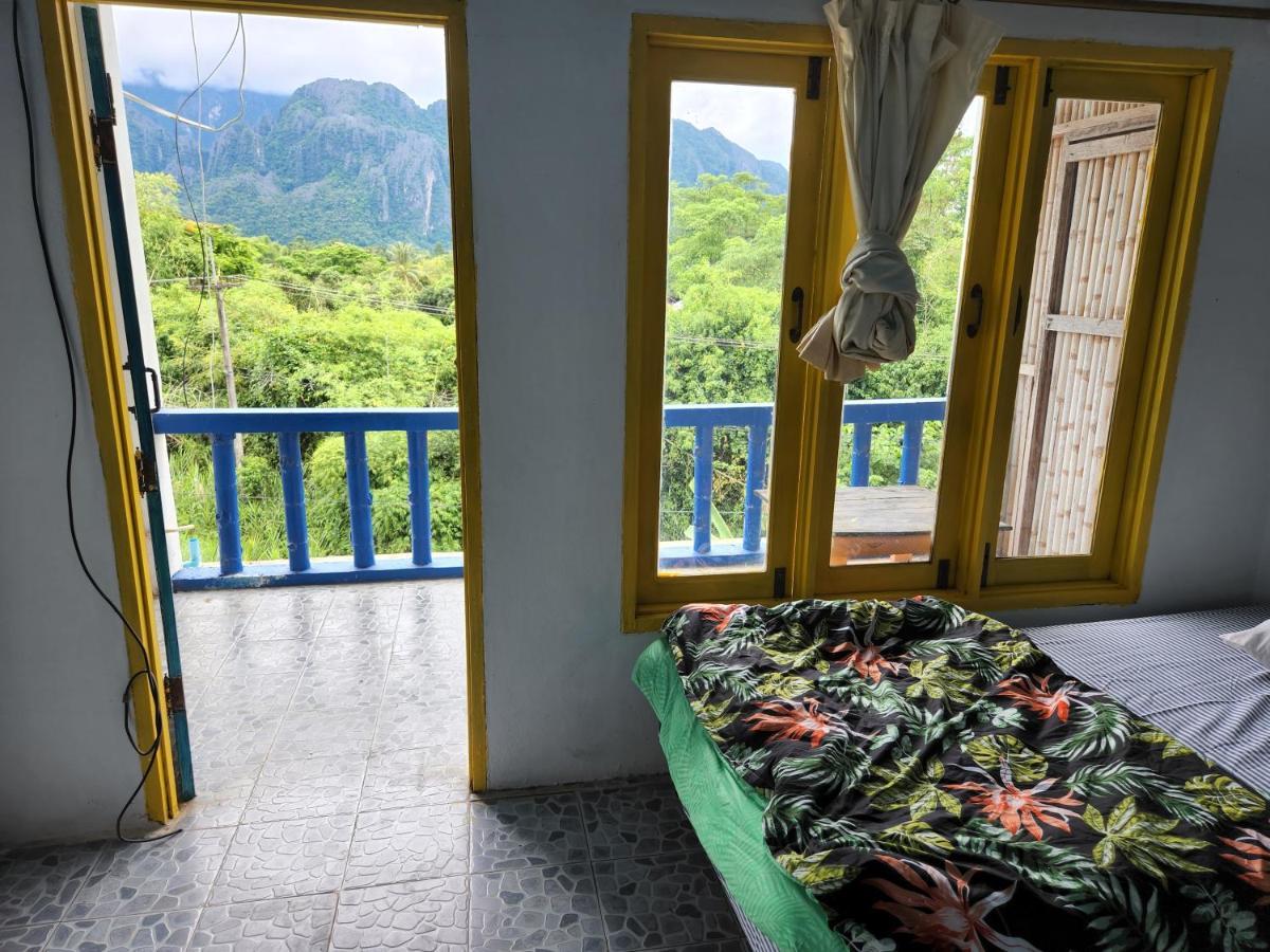 Blue Guesthouse Vang Vieng Exterior foto