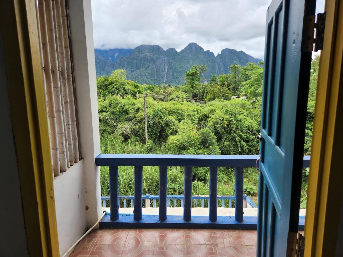 Blue Guesthouse Vang Vieng Exterior foto