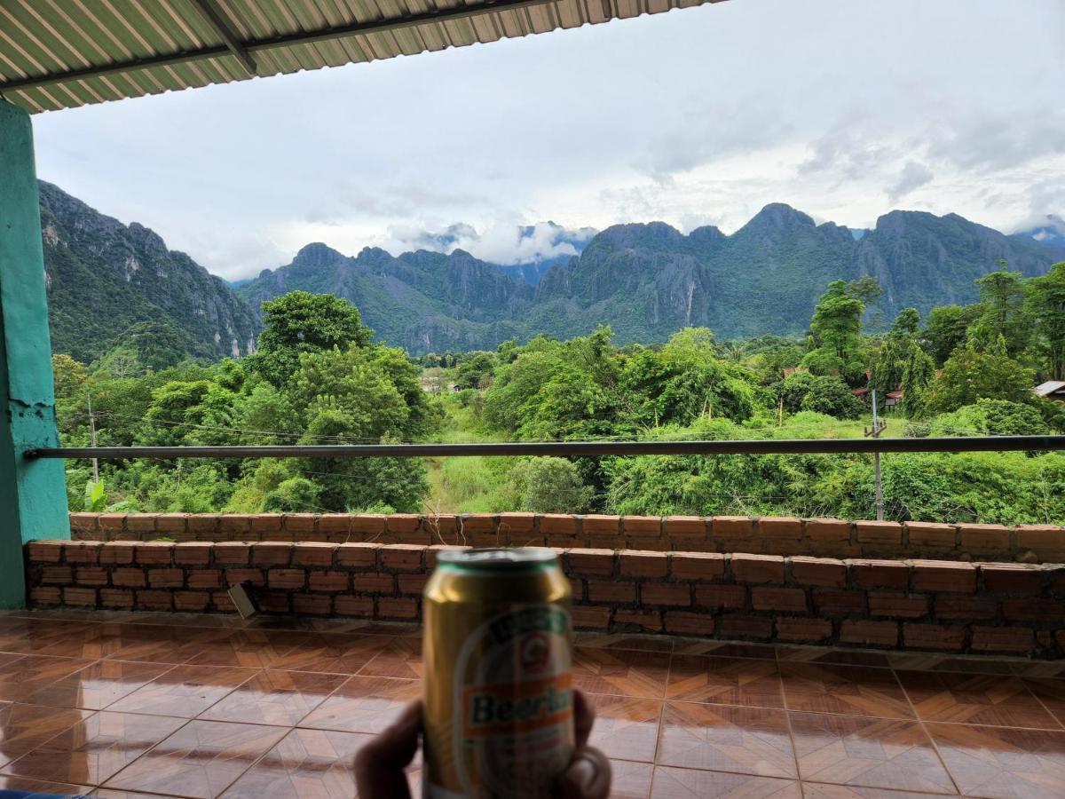 Blue Guesthouse Vang Vieng Exterior foto