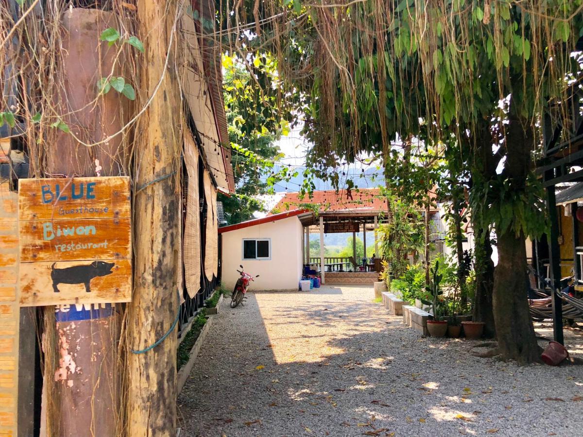 Blue Guesthouse Vang Vieng Exterior foto
