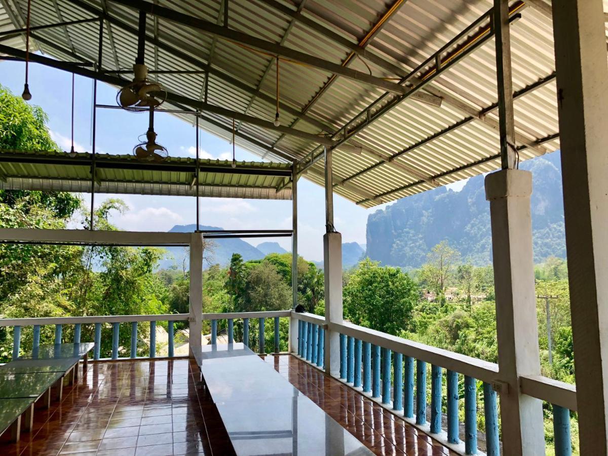 Blue Guesthouse Vang Vieng Exterior foto
