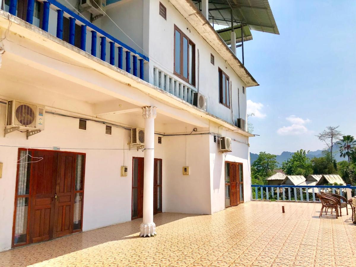Blue Guesthouse Vang Vieng Exterior foto