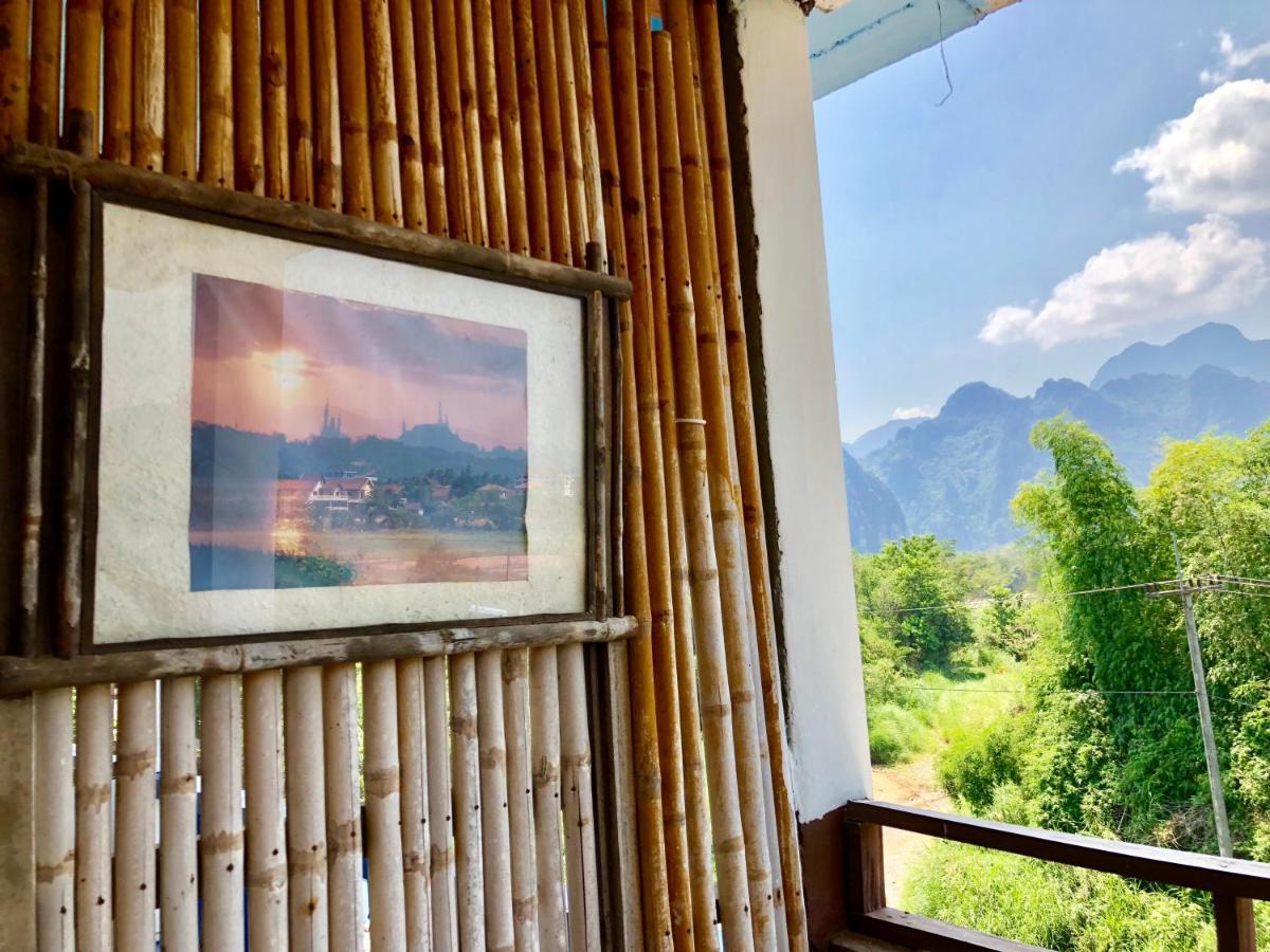 Blue Guesthouse Vang Vieng Exterior foto